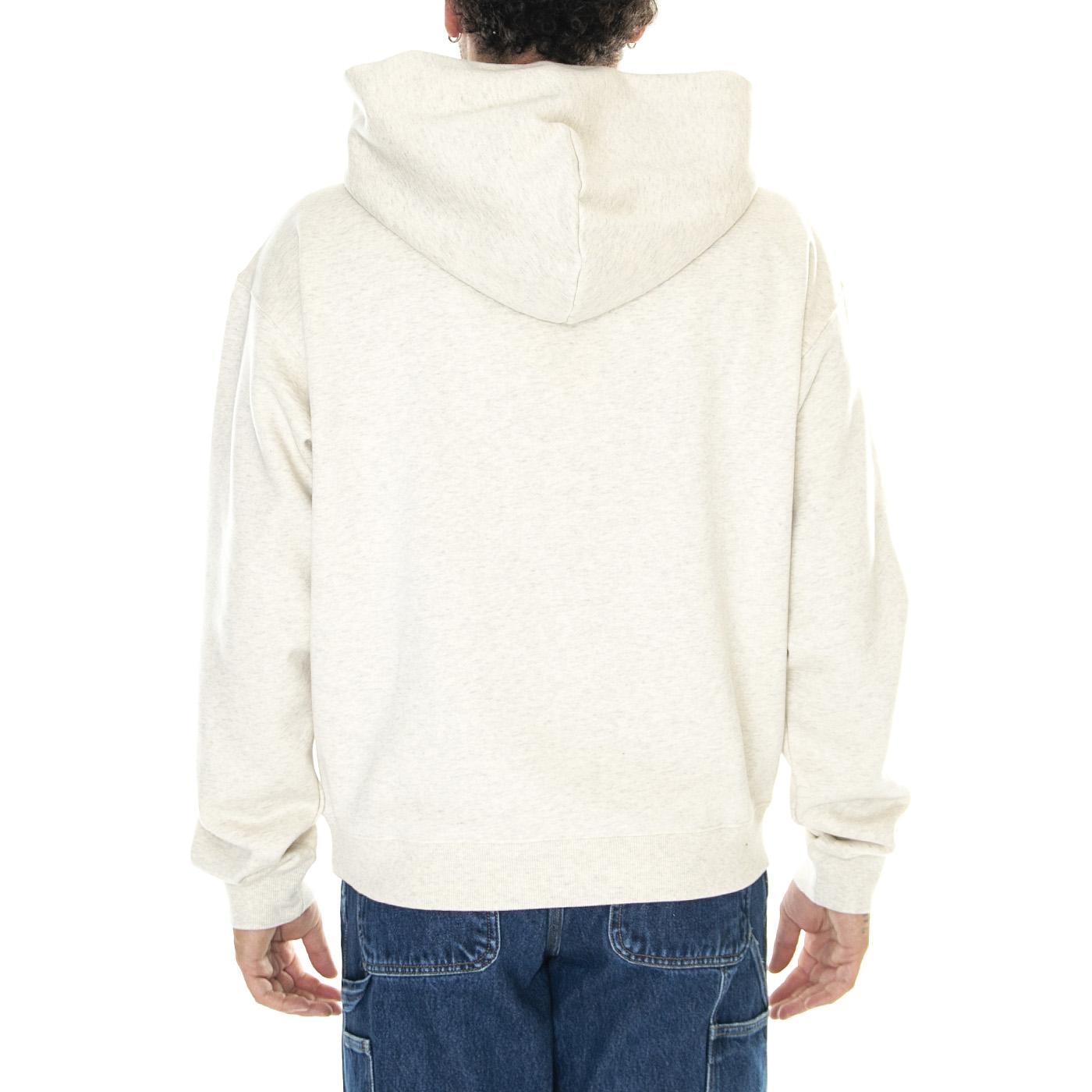 Go Heather Baker Logo Hoddie Eli Aaged Heather - Felpa con Cappuccio Uomo Beige M3BQ16KBJ31-H00A  GUESS ORIGINALS 