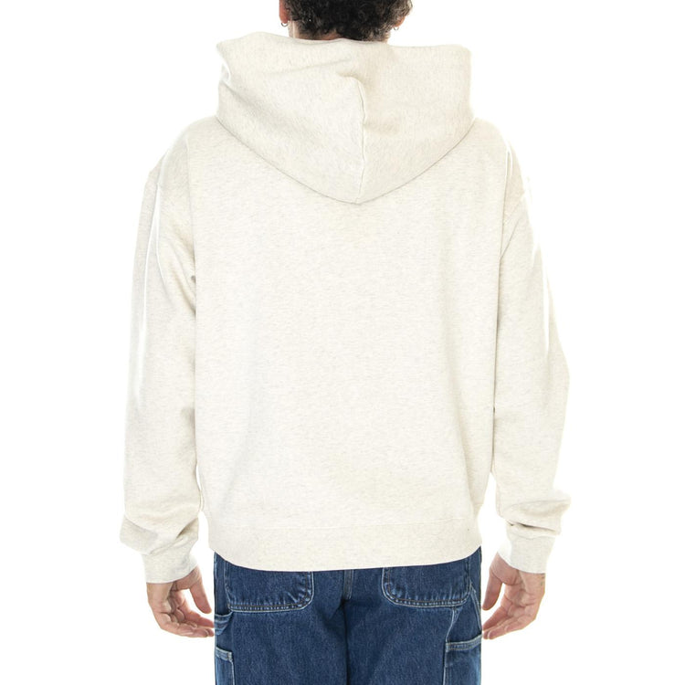 Go Heather Baker Logo Hoddie Eli Aaged Heather - Felpa con Cappuccio Uomo Beige M3BQ16KBJ31-H00A  GUESS ORIGINALS 