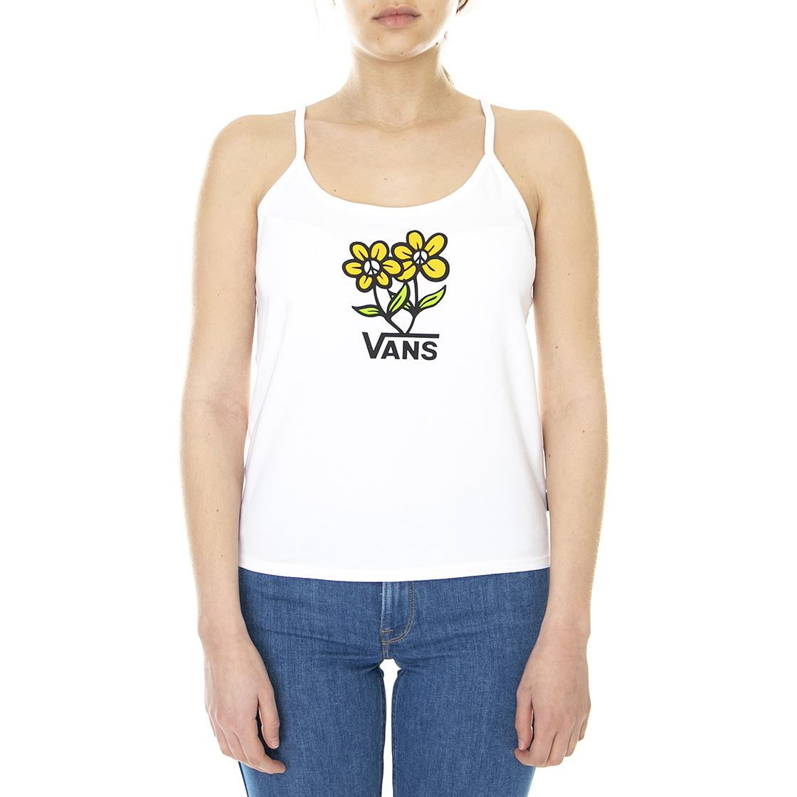 Pick Peace - Canottiera Donna Bianca VN0A5LC6WHT1  VANS 