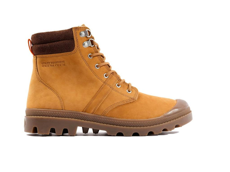 Pallabrousse Sc Wp + Apple Cinnamon - Scarpe Stringate Profilo Alto Uomo Marrone PAS08841-203-M  PALLADIUM 