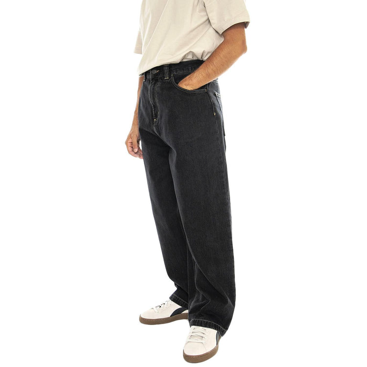 Brandon Pant Black stone washed - Pantaloni Uomo Neri I031246.8906  CARHARTT WIP 