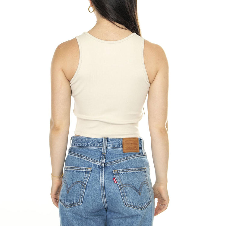 Logo Tank Stone - Canottiera Donna Beige 112350281  WRANGLER 