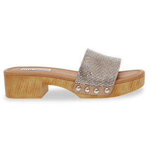 Adaze Rhinestone Micro with Clear Jellystone - Sandali Donna Argento SMSADAZE-RHI  STEVE MADDEN 