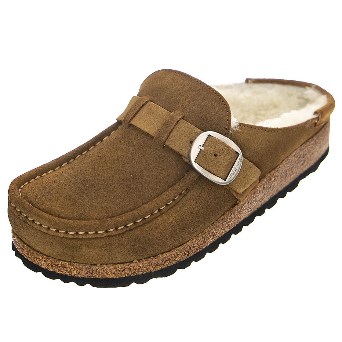 Buckley Shearling - Sandali Uomo Marroni - Calzata Stretta 1018127  BIRKENSTOCK 