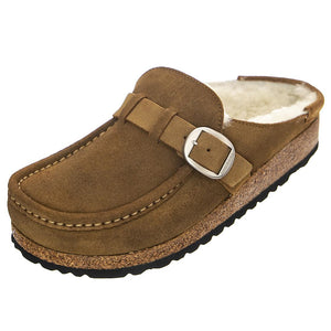 Buckley Shearling - Sandali Uomo Marroni - Calzata Stretta 1018127  BIRKENSTOCK 