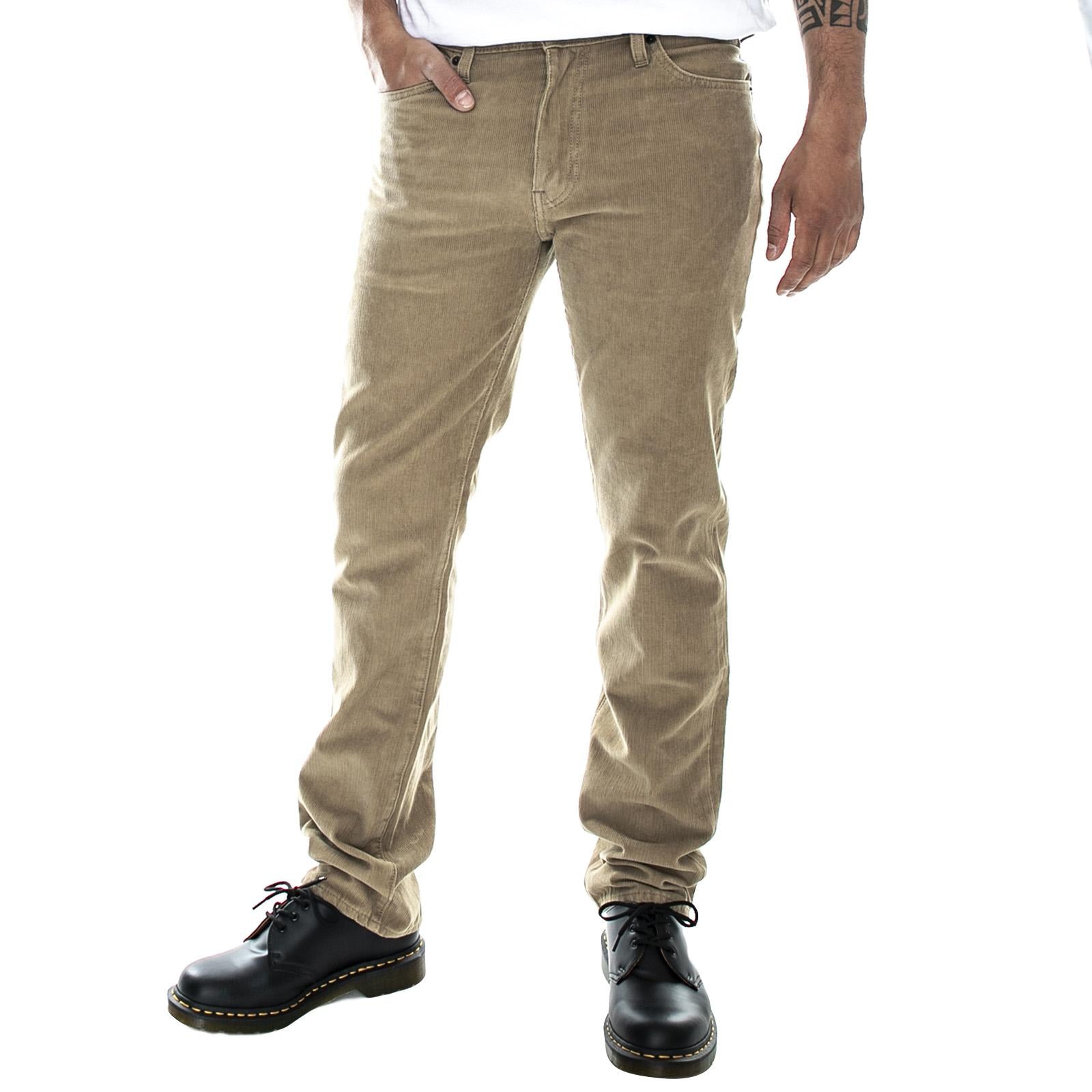 511 Lead Grey Warp - Brown - Pantaloni Velluto Uomo Marroni 04511-3858 . LEVIS 