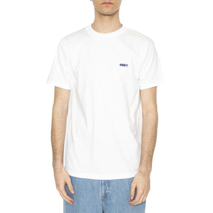 Obey Target Icon Tee White - Maglietta Girocollo Uomo Bianca 165264065-WHT  OBEY 