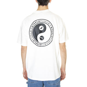 M' PUMA x STAPLE Tee Warm White - Maglietta Girocollo Uomo Bianca 539824-65  PUMA 