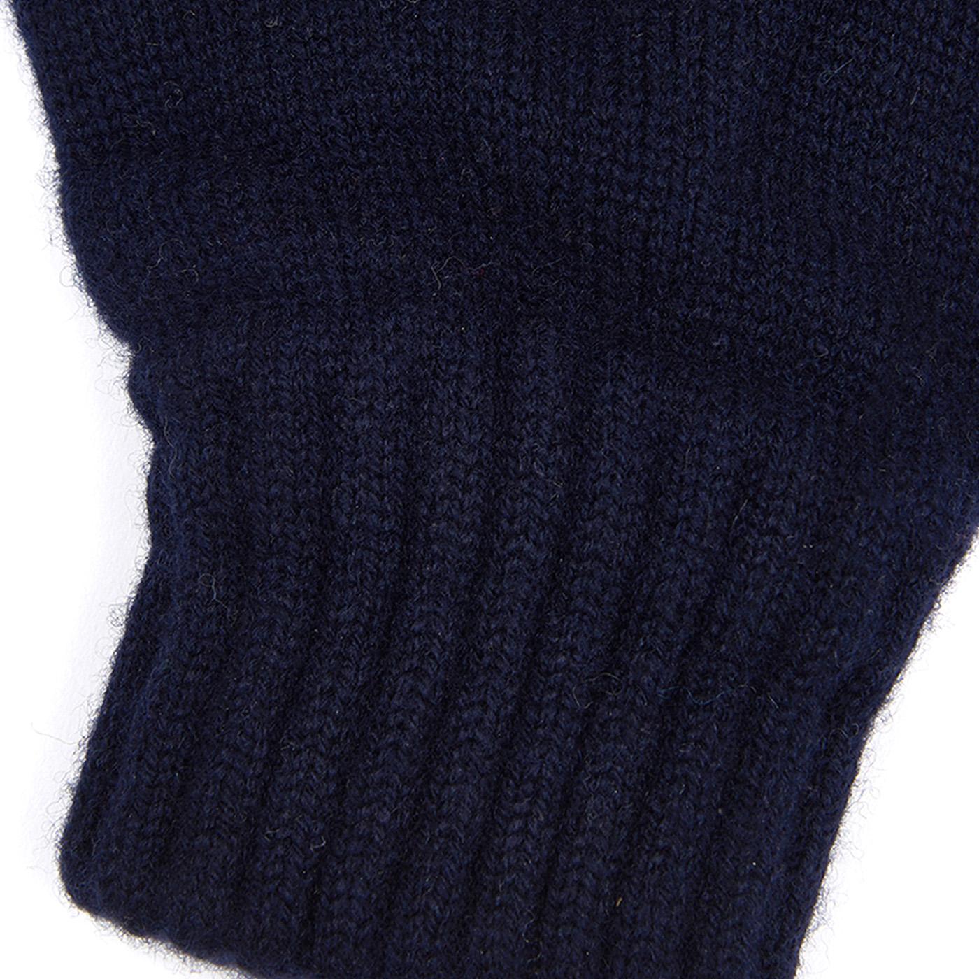 Lambswool Gloves Navy - Guanti Blu MGL0006-NY91-FW23  BARBOUR 