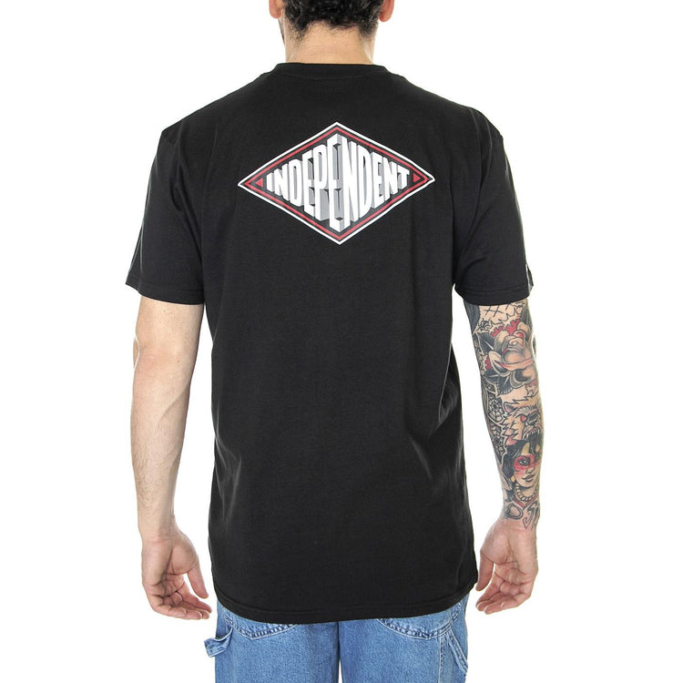 Depth Summit T-Shirt Black - Maglietta Girocollo Uomo Nera INA-TEE-66695  INDEPENDENT 