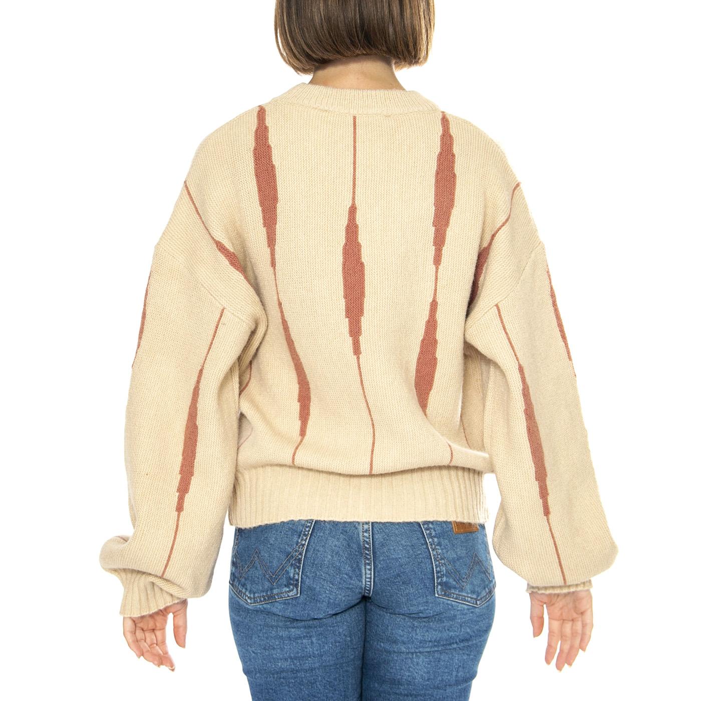 Jersey Jacquard Lineas Rosa - Maglione Donna Multicolore 43W/10613  WILD PONY 