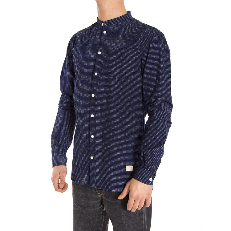 JUSTO 0087 L/S SHIRT DARK NAVY 140760087-689  MINIMUM 
