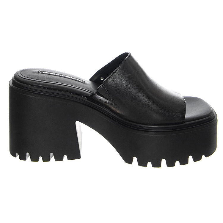 Emotional Black Leather - Sandali Donna Neri WSSEMOTIONAL-BLA  WINDSOR SMITH 