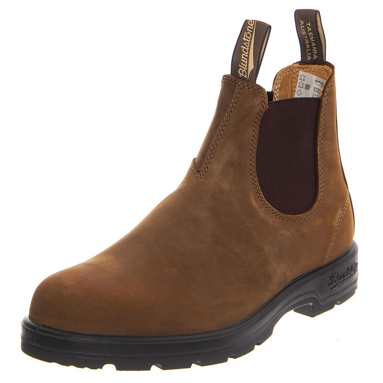 562 Saddle Brown Boots - Stivaletti Profilo alla Caviglia Uomo Marrone 562-SADDLE BROWN  BLUNDSTONE 