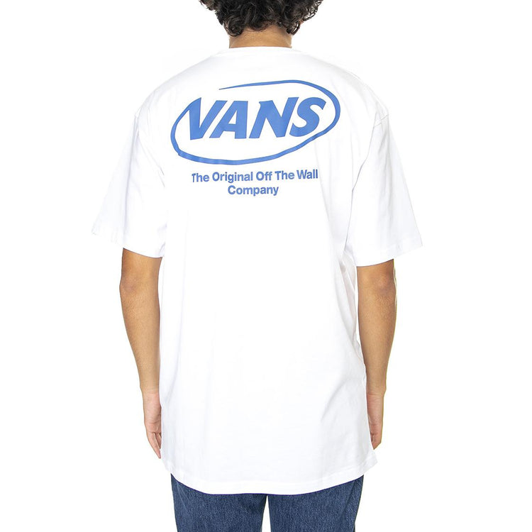 Hi Def Commerica - Maglietta Girocollo Uomo Bianca VN0A7S6UWHT1  VANS 