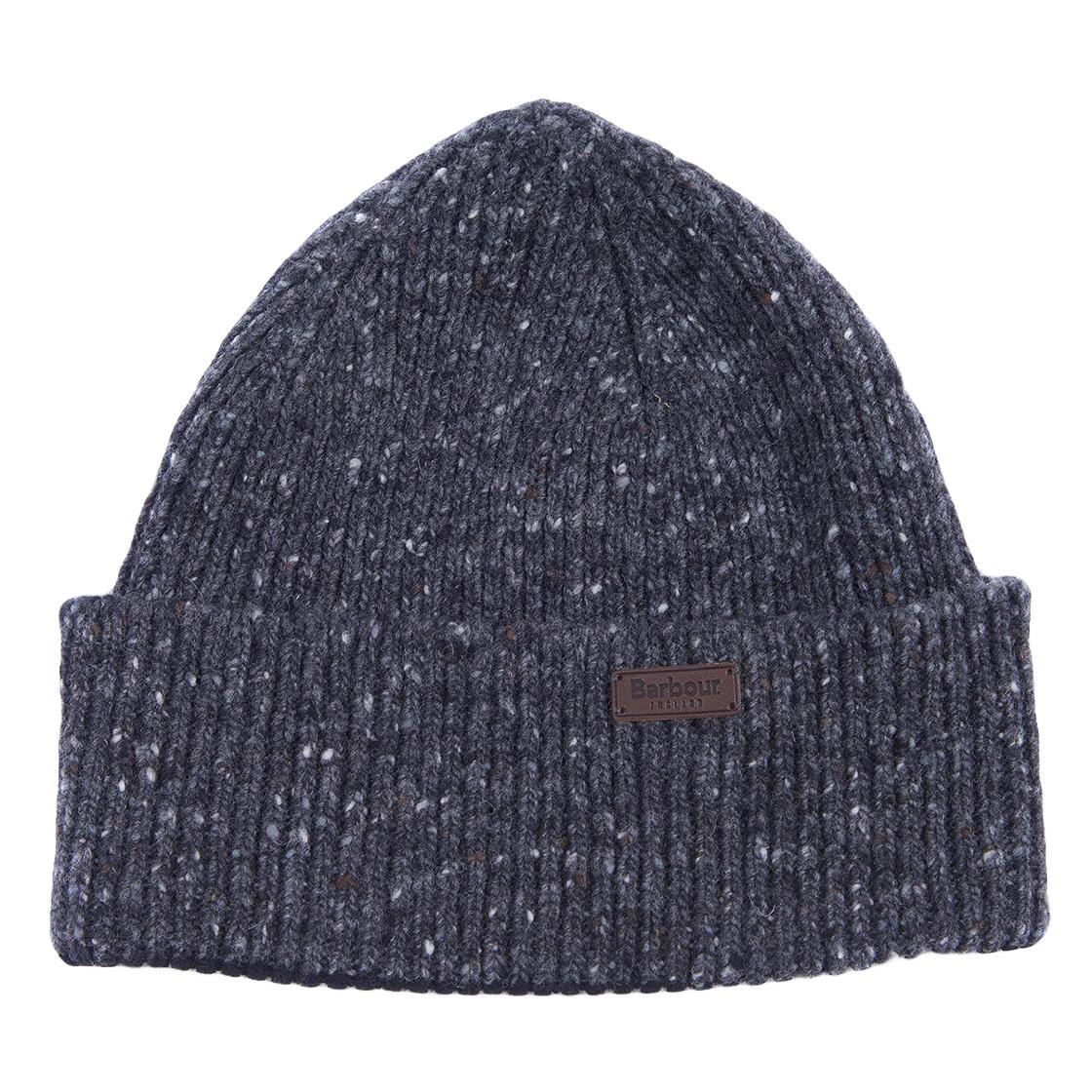 Lowerfell Donegal Beanie Charcoal - Cappelino a Cuffia Grigio MHA0497-GY71-FW21-1  BARBOUR 