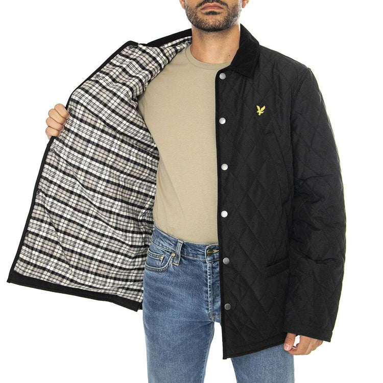 Quilted Jacket Jet Black - Giacca Uomo Nera JK1990V-Z865  LYLE & SCOTT 