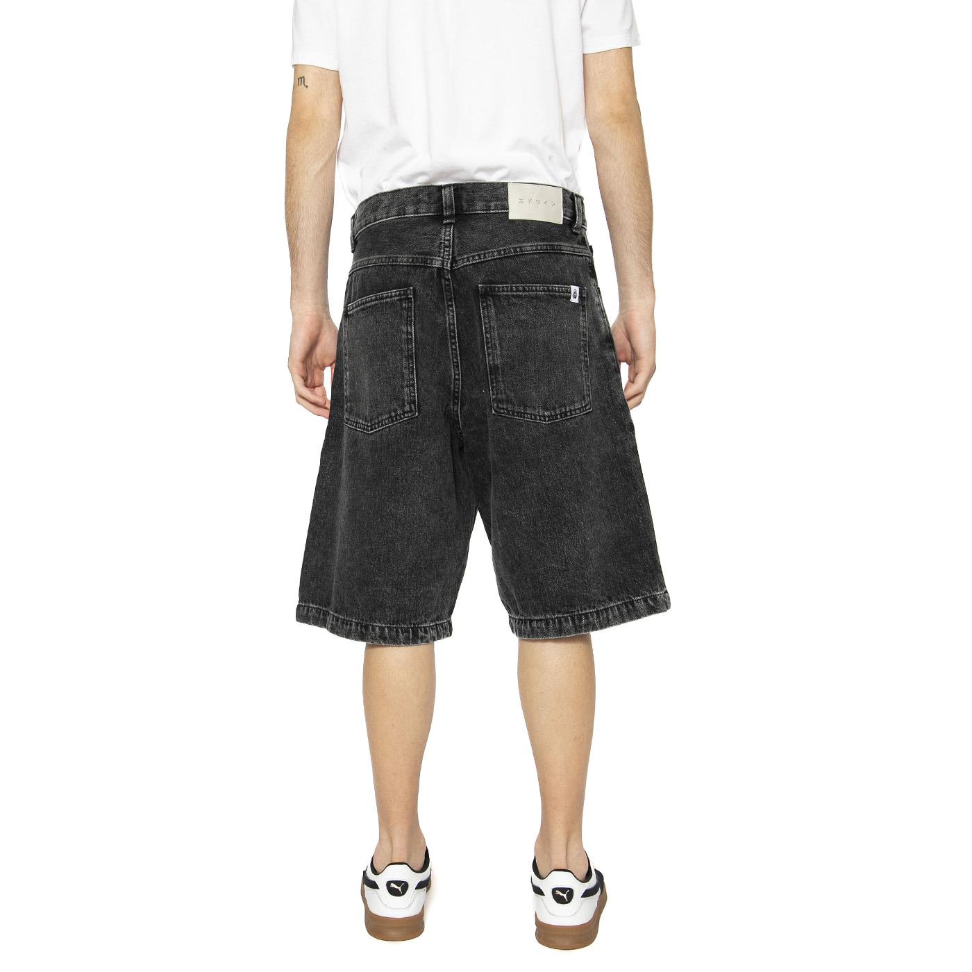 Worker Short Matt Wash Black - Bermuda Uomo Neri I034934.89.0M.-89.0M  EDWIN 