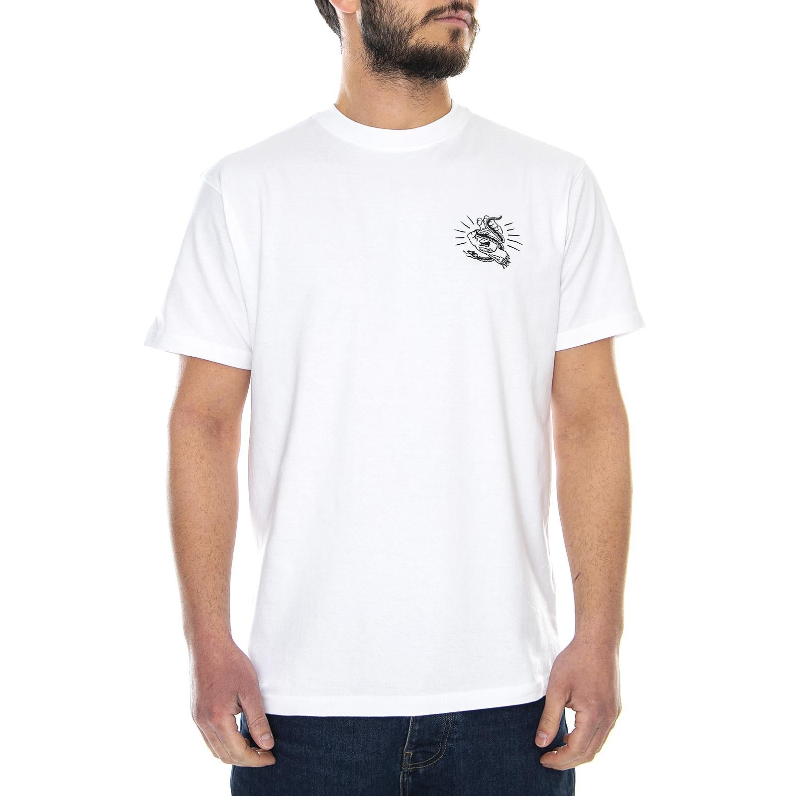  Snake Bite T-Shirt White  SANTA CRUZ 