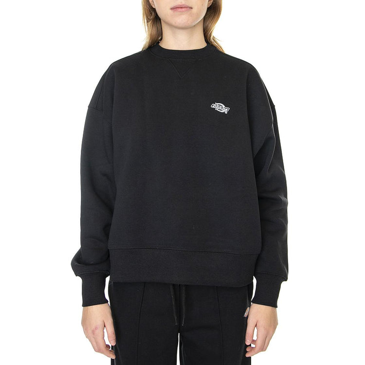 Summerdale Sweatshirt Black - Felpa Girocollo Donna Nera DK0A4XYXBLK1  DICKIES 