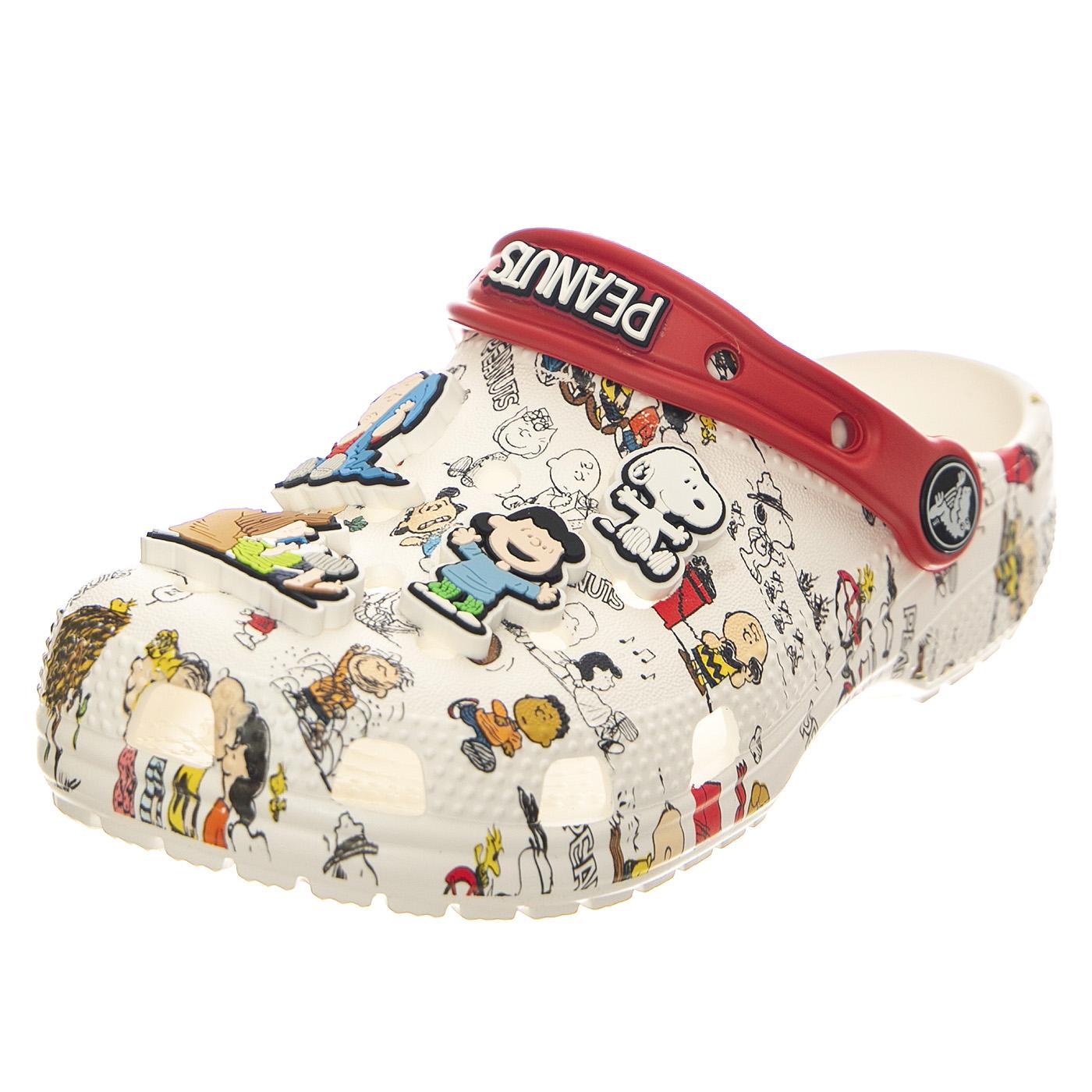 Peanuts Classic Clog K WHMT - Sandali Bambino Multicolore CR.208630-WHMT  CROCS 