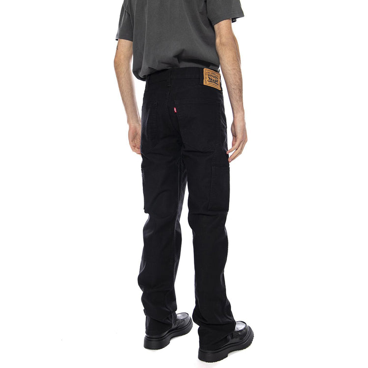 Levi's Mens 505 Workwear Regular Fit Utility Pants - Pantaloni Denim Jeans Uomo Neri 34233-0000 . LEVIS 