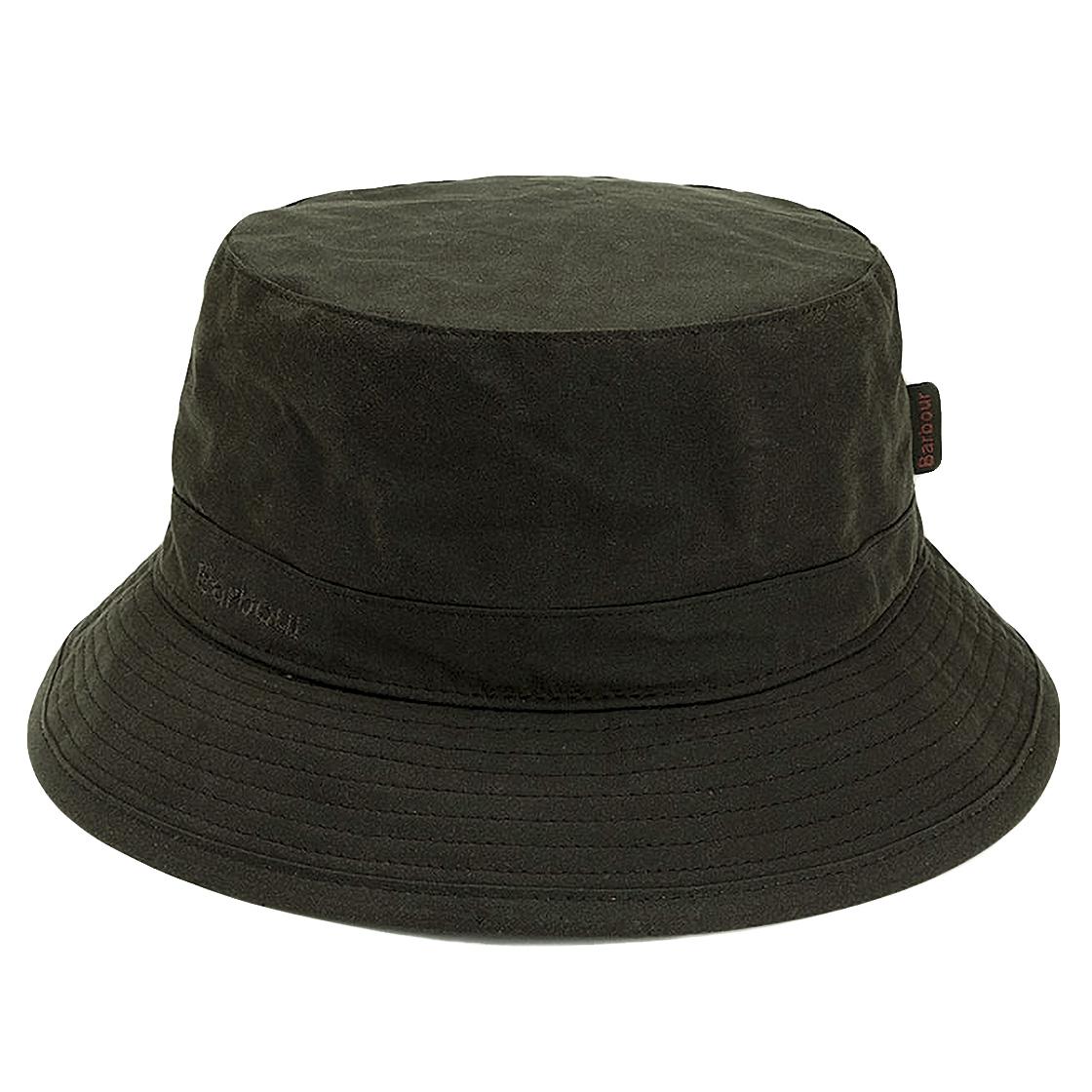 Wax Sport Hat Olive - Cappellino da Pescatore Marrone FW22-MHA0001-OL71  BARBOUR 