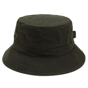 Wax Sport Hat Olive - Cappellino da Pescatore Marrone FW22-MHA0001-OL71  BARBOUR 