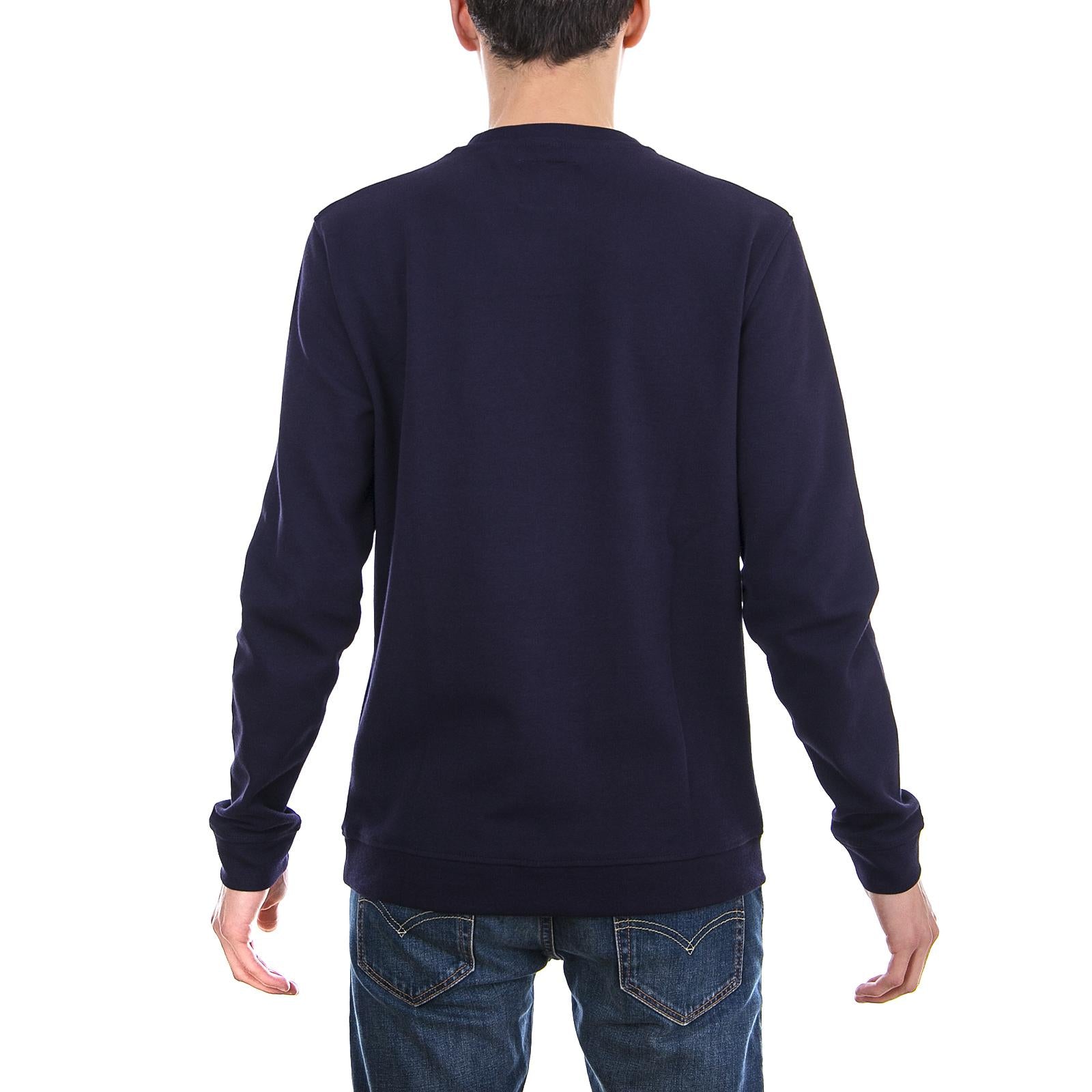Nicolaj Ls T-Shirt - Navy Blazer - Maglietta Maniche Lunghe Uomo Blu 162422081-687  MINIMUM 