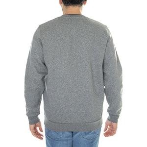 UA Essential Fleece Crew Grey Sweat - Felpa Girocollo Uomo Grigia 77-1374250-12  UNDER ARMOUR 
