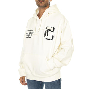 Hooded Brown Ducks Sweat Wax - Felpa con Cappuccio Uomo Bianca I033930.D6XX  CARHARTT WIP 