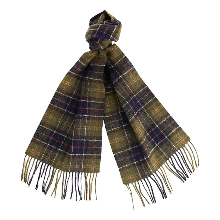 Tartan Lambswool Scarf Classic - Sciarpa Tartan Multicolore 222MUSC0001-TN11 . BARBOUR 