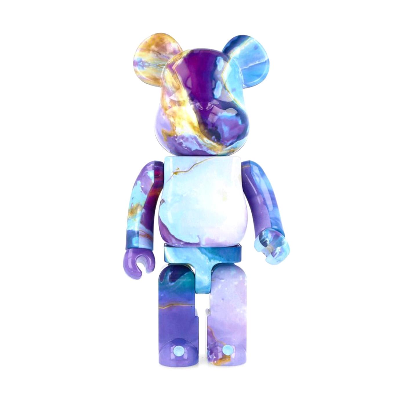 BE@RBRICK marble 400% 'Blue – London Store Napoli
