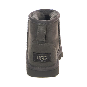 K' Mini Classic II Grey Boots - Stivaletti Bambino Grigi UGKCLMGREY1017715K  UGG 
