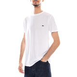 Men's White Logo T-Shirt - Lacoste Men LACOSTE
