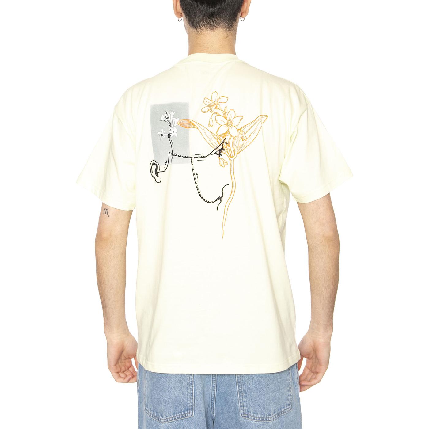 S/S Senses T-Shirt Air Green - Maglietta Girocollo Uomo Verde I034771.2P6XX  CARHARTT WIP 