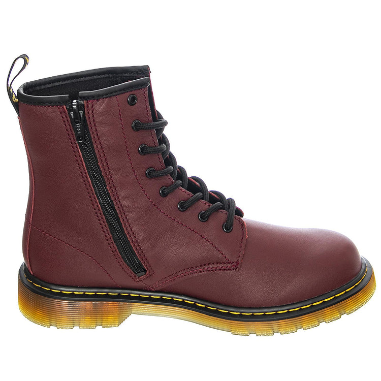 1460 Y Cherry Red Softy - Stivaletti Profilo alla Caviglia Bambino Marroni 21975600  DR.MARTENS 