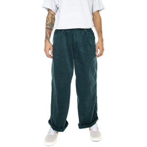 Uptown Oversized Corduroy Pants green - Pantaloni in Velluto Uomo Verdi 535810-24  PUMA 