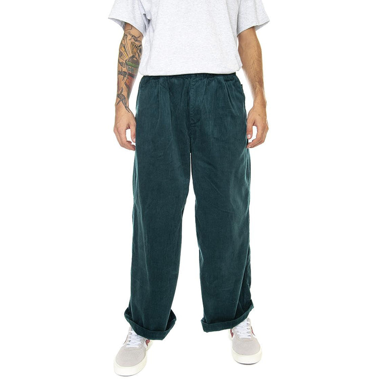 Uptown Oversized Corduroy Pants green - Pantaloni in Velluto Uomo Verdi 535810-24  PUMA 