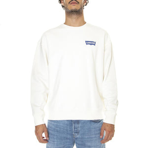 Relaxd Graphic Crew Bw Decay Sug - Felpa Girocollo Uomo Bianca 38712-0039  LEVIS 