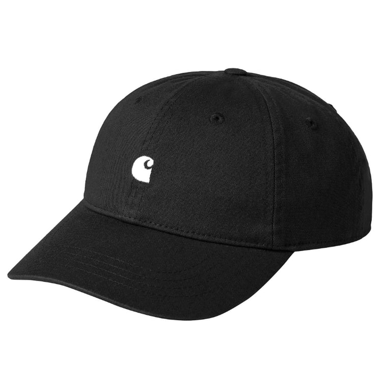 W' Madison Logo Cap Black / White - Cappellino con Visiera Nero I034606.0D2XX  CARHARTT WIP 
