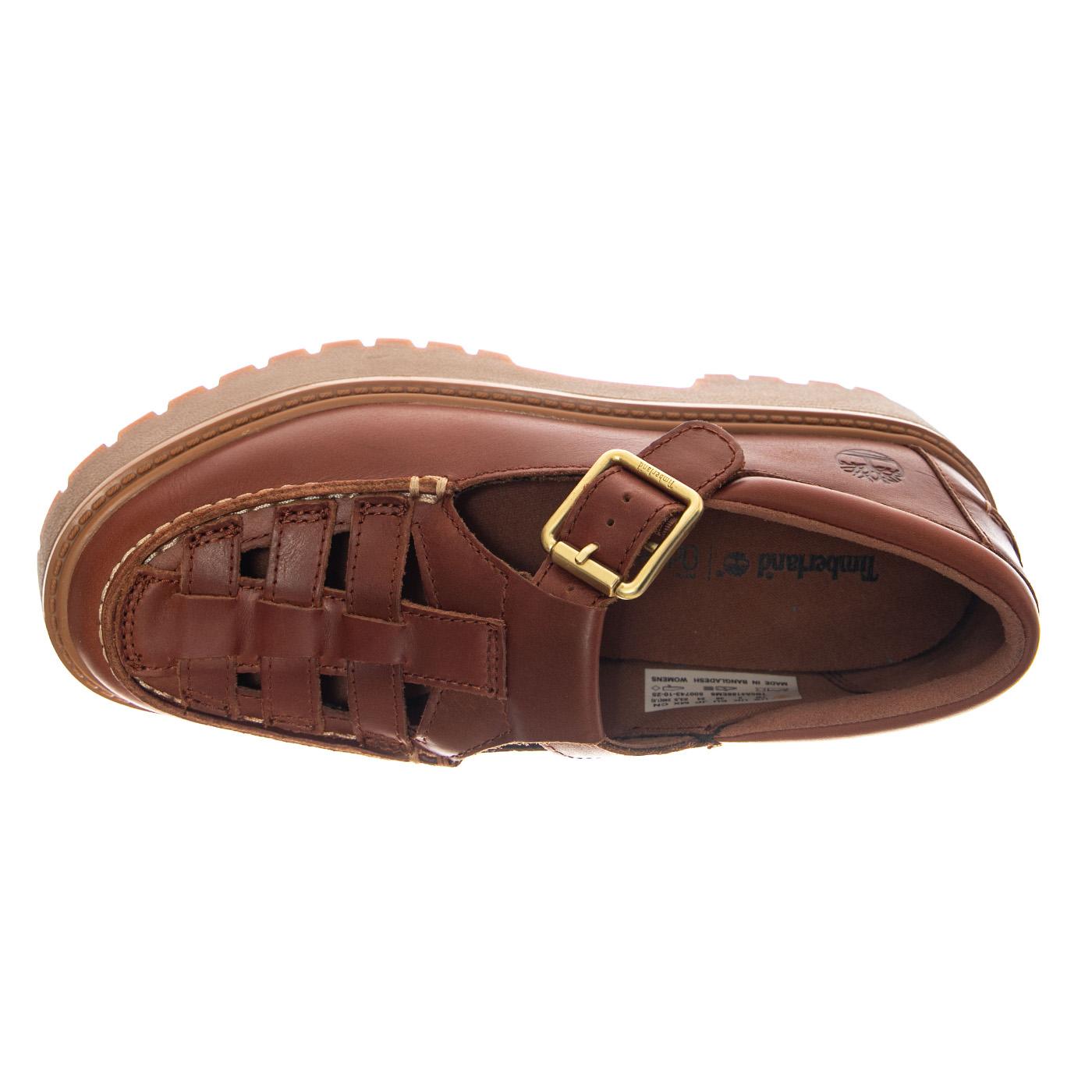 tst Buckle Shoe Rust Full Grain - Mocassini con Tacco Donna Marroni TB0A4188 EM61 TIMBERLAND 
