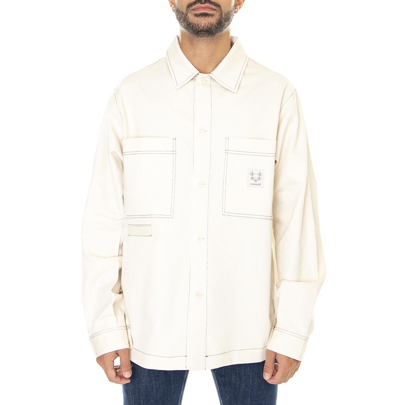 Hangar Shirt Natural - Camicia Uomo Beige W22S-HANGAR-NAT  USUAL 