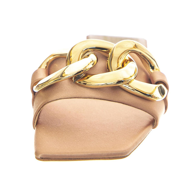 W' Park Gold Satin  Sandals - Sandali Donna Oro JC-PARK-GLD  JEFFREY CAMPBELL 