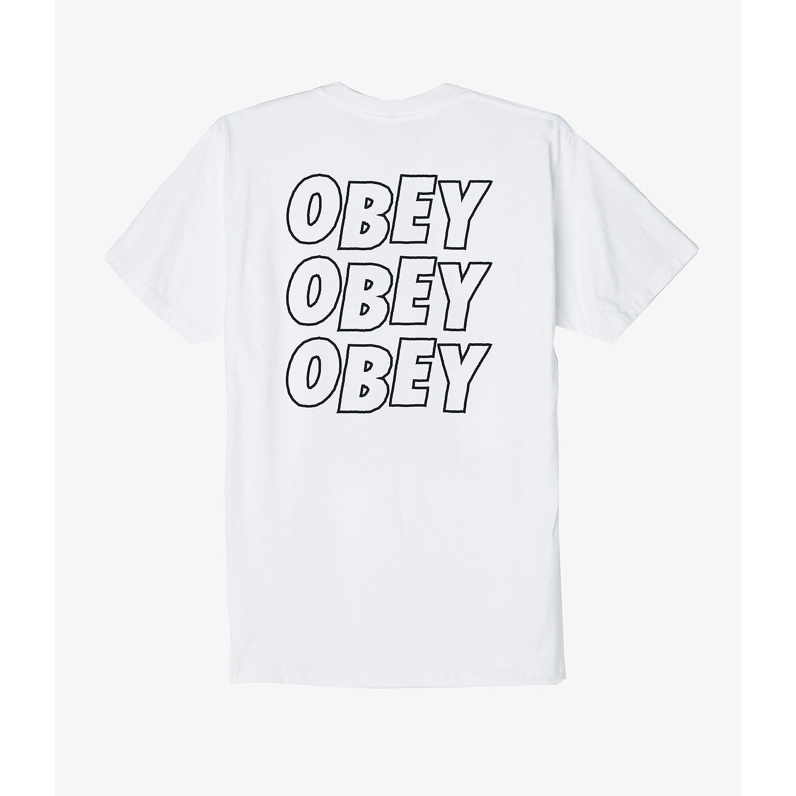 OBEY JUMBLE LO - FI WHITE 165361489-WHT  OBEY 