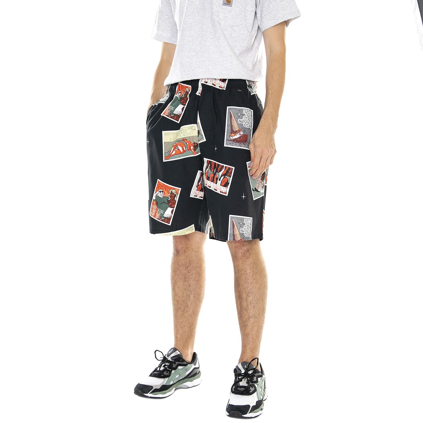 M' Holidays Short Multicolor - Bermuda Uomo Neri / Multicolore I031854.08.67.  EDWIN 