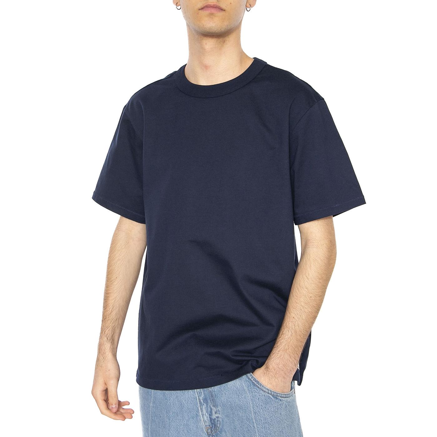 SS Solid Tee Navy - Maglietta Girocollo Uomo Blu 112357358  WRANGLER 