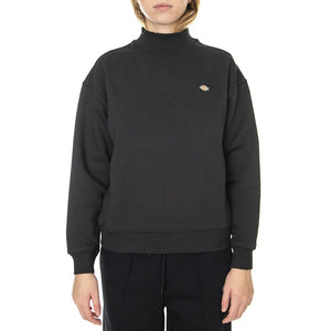 Oakport High Neck Sweat Black - Felpa Mezzo Collo Donna Nera DK0A4XD5BLK1  DICKIES 
