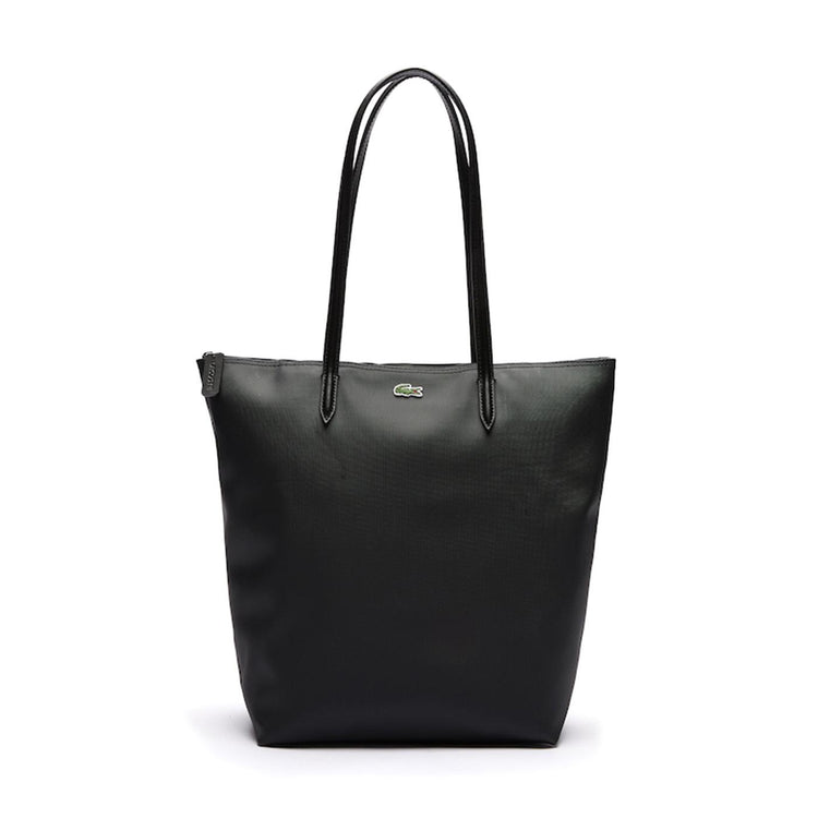 Vertical Shopping Bag - Borsa in Pelle Nera 283364_1  LACOSTE 