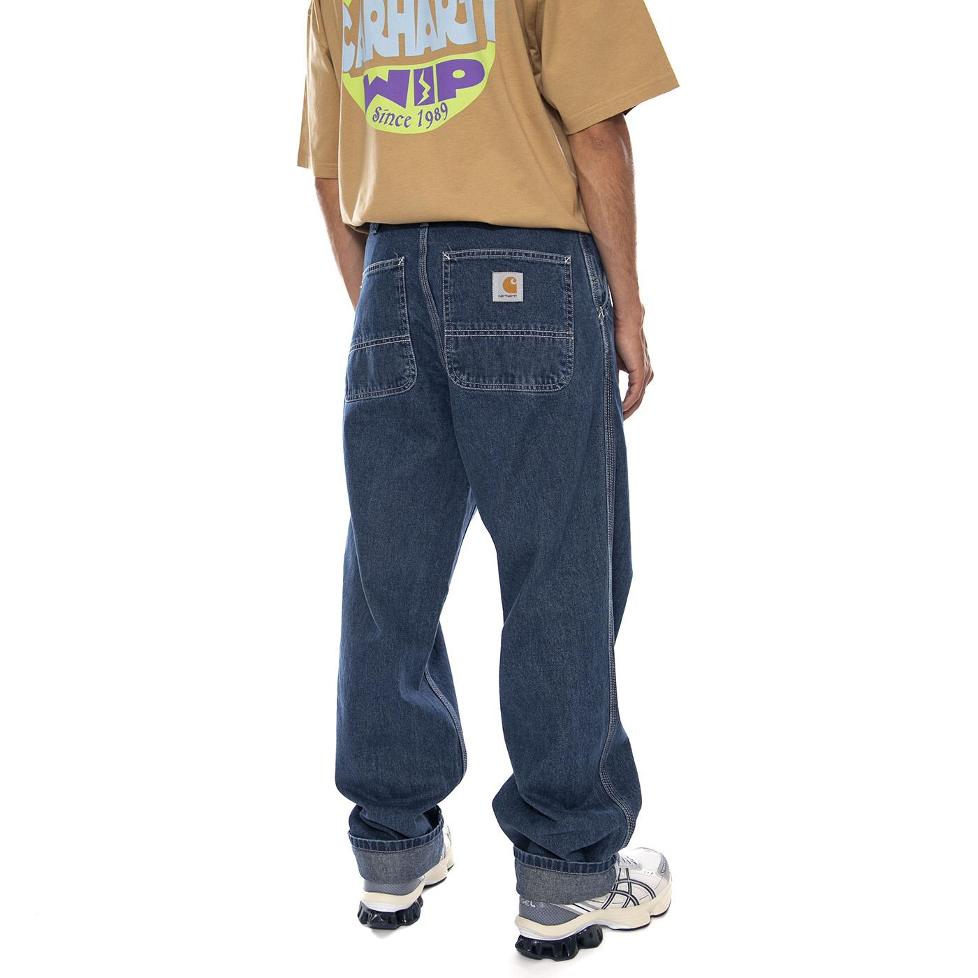 SIMPLE PANT BLUE - Pantaloni Denim Jeans Uomo Blu I022947 0106 CARHARTT WIP 